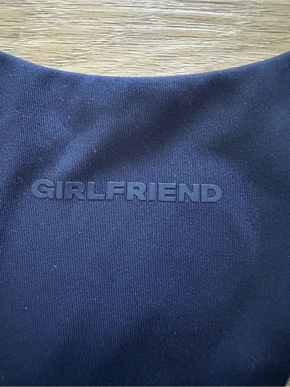 Girlfriend Collective Navy Blue Sports Bra Size M - Picture 3 of 3